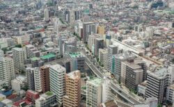 都心部ドローン撮影